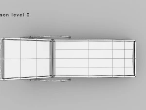 Steel Sun Lounger 3D Model