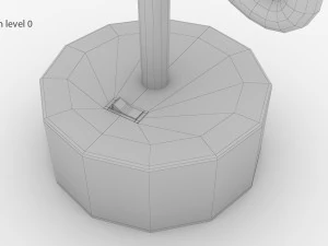 Neon Star Lamp 3D Model