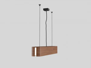 Wood Ceiling Lamp 3D Model