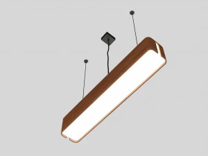 Wood Ceiling Lamp 3D Model