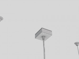 Wood Ceiling Lamp 3Dモデル