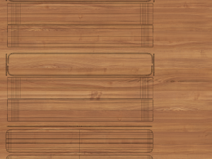 Wood Ceiling Lamp 3Dモデル