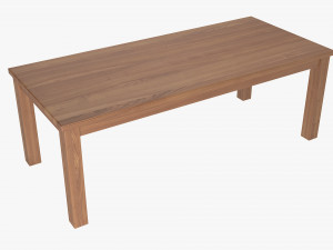 Wood Table Modelo 3D