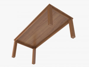 Wood Table 3D-Modell