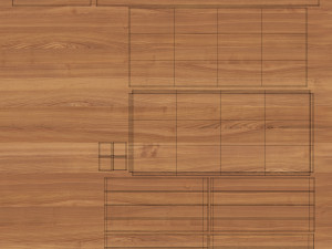 Wood Table 3D-Modell