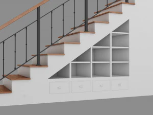 Classic Stair 3D Model