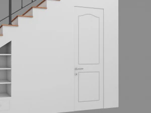 Classic Stair 3D Model