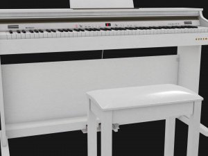 Kurzweil Keyboard KA130 White Modelo 3D