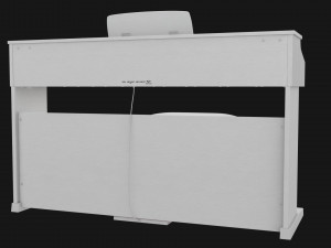 Kurzweil Keyboard KA130 White Modelo 3D