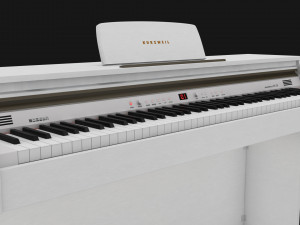 Kurzweil Keyboard KA130 White Modelo 3D