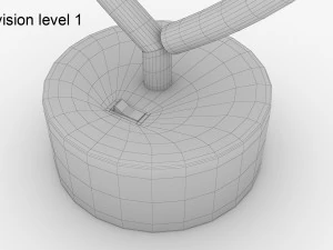 Neon Heart Lamp 3D Model