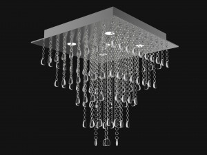 Modern Hanging Lamp 3D Modell