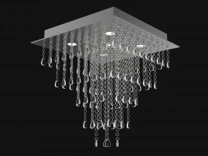 Modern Hanging Lamp 3D Model