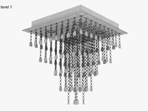 Modern Hanging Lamp 3D Model