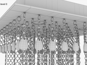 Modern Hanging Lamp 3D Modell