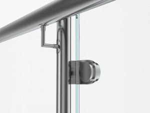 Glass Panel Handrail 3D-Modell