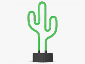 Neon Cactus Lamp 3Dモデル