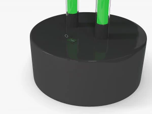 Neon Cactus Lamp 3D Model