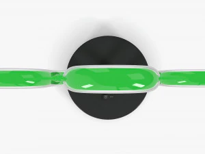 Neon Cactus Lamp 3D Model