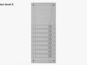 External Intercom Commax Modèle 3D