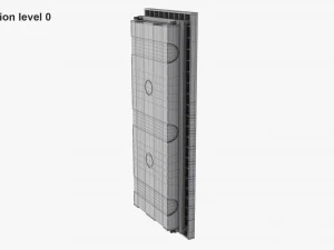 External Intercom Commax 3D Model