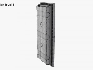 External Intercom Commax 3D Model
