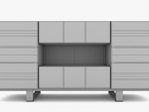Modern Sideboard 3D-Modell