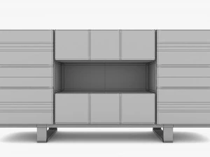 Credenza moderna Modello 3D