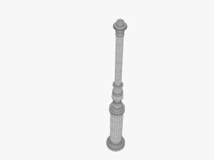 Cast Iron Column 3D Model