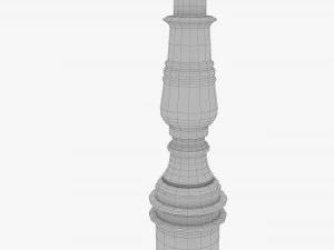 Cast Iron Column 3D Model