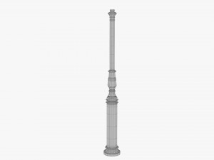 Cast Iron Column 3D Модель