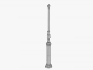 Cast Iron Column 3D Model