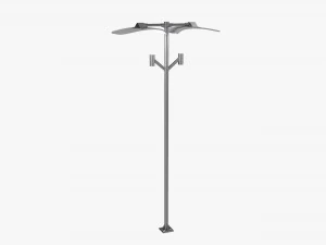 현대 가로등 3D 모델