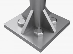 Modern Street Lamp Modello 3D