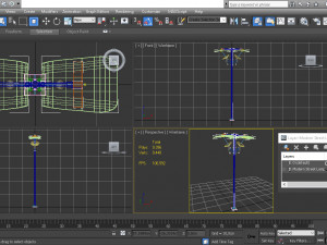Modern Street Lamp Modello 3D