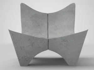 Stone Bench BKF 2000 3D Model