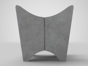 Stone Bench BKF 2000 3D-Modell