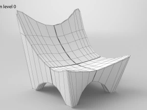 Stone Bench BKF 2000 3D Model