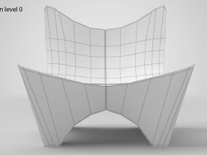 Stone Bench BKF 2000 3D Model