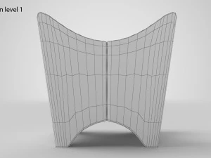 Stone Bench BKF 2000 3D Model