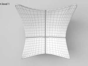 Stone Bench BKF 2000 3D Model