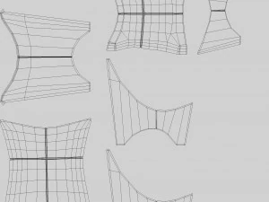 Stone Bench BKF 2000 3D Model
