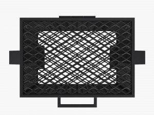 House iron trash can set 3D-Modell