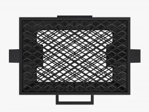 House iron trash can set 3D Model