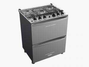 Double Oven Cooker 3D Model