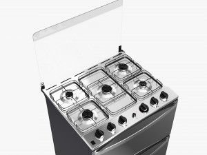 Double Oven Cooker Modèle 3D