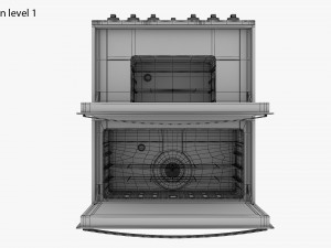 Double Oven Cooker Modèle 3D