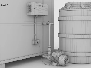 Sanitizing booth 3D Model