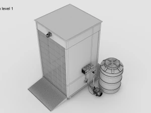 Sanitizing booth 3D Model