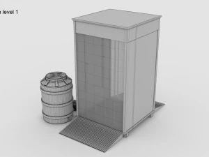 Sanitizing booth 3D Model